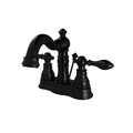 Fauceture 4" Centerset Bathroom Faucet, Oil Rubbed Bronze FSC1605ACL